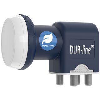 DUR-line Select 80cm Alu Sat Antenne + DUR-line Blue ECO Quattro LNB + DUR-line MS 5/8 blue eco Multischalter