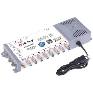 DUR-line Select 80cm Alu Sat Antenne + DUR-line Ultra Quattro LNB + DUR-line MS 9/8 HQ Multischalter
