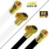 Satkabel Antennenkabel Koaxkabel RG6 Gold Edition Gerade / Winkel 1-50 Meter 135dB HD 4K 8k HQ 7mm