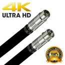 TV Antennenkabel Koaxkabel RG6 Koax Stecker / Koax Kupplung 1-50 Meter 135dB HD 4K 8k HQ 7mm