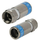 Cabelcon CX3 Kompressionszange + Coax Profi Abisolierer + Cabelcon F-56 CX3 5.1 Kompressionsstecker