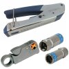 Cabelcon CX3 Kompressionszange + Coax Profi Abisolierer + Cabelcon F-56 CX3 5.1 Kompressionsstecker