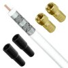 Lokmann Premium Satkabel Antennenkabel Koaxkabel 1-50 Meter 135dB HD 4K 8k HQ 8mm Gold