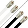 Lokmann S-Kupfer Satkabel Antennenkabel Koaxkabel RG6 1-50 Meter 135dB HD 4K 8k HQ 7mm Vollmetal Stecker