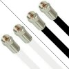 Lokmann Vollkupfer Satkabel Antennenkabel Koaxkabel RG6 1-50 Meter 135dB HD 4K 8k HQ 7mm Vollmetal Stecker