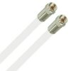 Lokmann Vollkupfer Satkabel Antennenkabel Koaxkabel RG6 1-50 Meter 135dB HD 4K 8k HQ 7mm Vollmetal Stecker