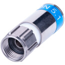 F-Kompressionsstecker 7mm Cabelcon F-6-TD 5.1 Wasserdicht...