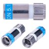 F-Kompressionsstecker 7mm Cabelcon F-6-TD 5.1 Wasserdicht höchste Qualität 2x Stück