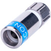 F-Kompressionsstecker 7mm Cabelcon F-6-TD 5.1 Wasserdicht höchste Qualität 2x Stück