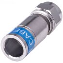 Cabelcon F-56-CX3 7.0 QM Quickmount Wasserdicht F-Kompressionsstecker 7mm 4x Stück