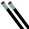 DELUXE PRO Koaxial Kabel SatKabel SCHWARZ 135dB 5-Fach geschirmt reines Kupfer Cabelcon F-SC-56-CX3 5.1 Short F-Quick Wasserdicht Stecker