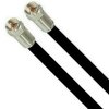 DELUXE PRO Koaxial Kabel SatKabel SCHWARZ 135dB 5-Fach geschirmt reines Kupfer F-Kompressionsstecker Vollmetall 7mm