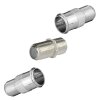 F-Schnellstecker Quick F-Stecker 7mm + F-Verbinder Sat Kupplung Buchse / Buchse