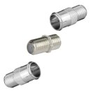 F-Schnellstecker Quick F-Stecker 7mm + F-Verbinder Sat...