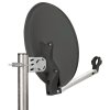 DUR-line DSA 40 Anthrazit Alu Sat Antenne Spiegel Schüssel 42cm + Ultra Twin LNB 0.1dB LTE Filter 4K