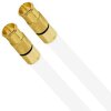 Sat Kabel Antennenkabel Koaxkabel 7mm S-Kupfer 135dB 5 Fach HD 4K 8k F-Quick Kompressionsstecker Gold HQ Qualität