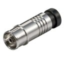 Kompressionsstecker Vollmetall HQ Qualitt Koaxial TV...