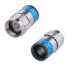 Cabelcon F-Stecker Kompressionsstecker Wasserdicht 7mm 4K 8K HQ Qualität F-6-TD Self Install 5.1 Nitin 8x Stück