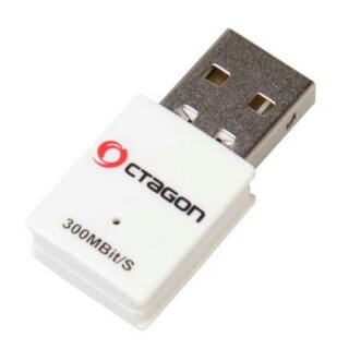 Octagon WLAN Stick USB 2.0 Adapter 300Mbit/s WL018 Optima Weiss