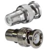 BNC-Stecker auf F-Kupplung Adapter 75 Ohm