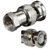 BNC-Stecker auf F-Stecker Adapter 75 Ohm 2x Stück