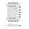 Unicable II Multischalter 8x16 Teilnehmer für Quattro LNB 4K 8K tauglich