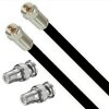 Premium BNC Kabel 75Ohm 135dB 5fach 2x BNC Stecker Video HD Kabel HQ 7mm Schwarz