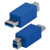 USB 3.0 Adapter Typ A Stecker auf Typ B Stecker