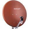 DUR-Line Select 80cm Alu Sat Antenne Spiegel Rot