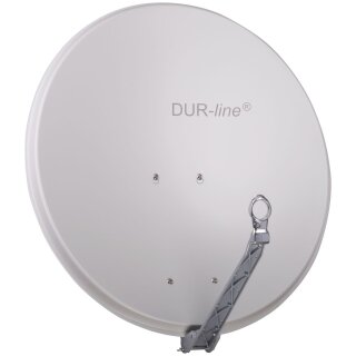 DUR-Line Select 65cm Alu Sat Antenne Spiegel Hellgrau