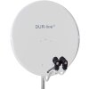 DUR-line MDA 90cm Alu Sat Antenne Spiegel Hellgrau