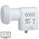 DUR-line Select 90cm Alu Sat Antenne + DUR-LINE UK 124 Unicable LNB 24 Teilnehmer 4K / 8K UHD tauglich