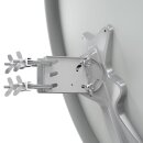 DUR-line Select 90cm Alu Sat Antenne + DUR-LINE UK 124 Unicable LNB 24 Teilnehmer 4K / 8K UHD tauglich