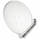 Gibertini SE 85 cm Alu Sat Antenne + 3x Quttro LNB + EMP 13/4 ProfiLine Multischalter