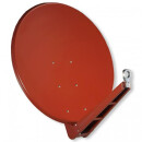 Gibertini SE 85 cm Alu Sat Antenne + 3x Quttro LNB + EMP 13/4 ProfiLine Multischalter Anthrazit