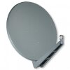 Gibertini SE 85 cm Alu Sat Antenne + 3x Quttro LNB + EMP 13/4 ProfiLine Multischalter Hellgrau