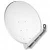 Gibertini SE 85 cm Alu Sat Antenne + 3x Quttro LNB + EMP 13/4 ProfiLine Multischalter Hellgrau