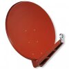 Gibertini SE 85 cm Alu Sat Antenne + 3x Quttro LNB + EMP 13/12 ProfiLine Multischalter Anthrazit