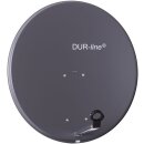 Durline Alu-Spiegel MDA 80cm + DUR-line Monoblock Quad LNB 6 grad Astra / Hotbird