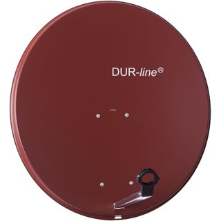 Durline Alu-Spiegel MDA 80cm + DUR-line Ultra Quattro LNB + DUR-line MS 9/8 G-HQ Multischalter Anthrazit