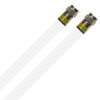 Cabelcon F-6-TD 4.9 Satkabel Antennenkabel 135dB HD 4K 8k HQ 7mm Weiss 30 Meter