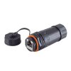 LAN LSA Verbinder CAT 6a IP68 Outdoor Wasserdicht HQ Qualität Orange Short