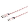 Handy Ladekabel für Samsung / Huawei Handy USB Typ C Schnell Datenkabel Schnellladekabel Rosegold High Quality 1 Meter