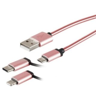 Schnellladekabel Schnell Datenkabel Twin Kabel Rosegold High Quality 1 Meter für Apple iPhone XS