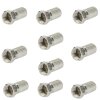 10x F-Stecker 7mm Breite Mutter HQ Qualität