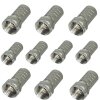 10x F-Stecker 4mm HQ Qualität