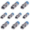 10x F-Kompressionsstecker 7mm Cabelcon F-56-CX3 7.0 QM Quickmount Stecker Wasserdicht höchste Qualität