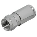 F-Kompressionsstecker F Stecker 8,4mm Vollmetall...