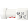 DUR-line Ultra Quattro white LNB 0.1dB 4K 8K LTE DECT Unterdrückung