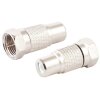 F-Stecker auf Cinchkupplung Adapter Verbinder